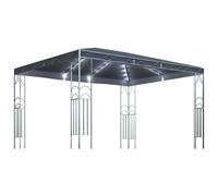vidaXL Pavillon avec guirlande lumineuse LED 400x300 cm Anthracite