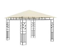 vidaXL Pavillon avec moustiquaire 3x3x2,73 m Crème 180 g/m