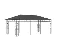 vidaXL Pavillon avec moustiquaire 6x3x2,73 m Anthracite