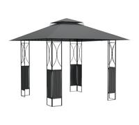 vidaXL Pavillon avec toit Anthracite 300x300x270 cm Acier