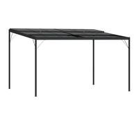 vidaXL Pavillon avec toit Anthracite 4x3x2,5 m Aluminium et acier