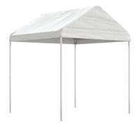 vidaXL Pavillon avec toit blanc 8,92x2,28x2,69 m Polyéthylène