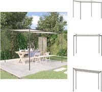 vidaXL Pavillon blanc 3x3 m 180 g/m² toile et acier - Pavillons & Tentes de réception