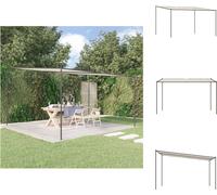 vidaXL Pavillon blanc 4x4 m 180 g/m² toile et acier - Pavillons & Tentes de réception