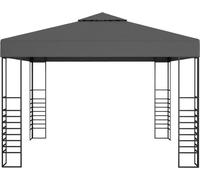 vidaXL Pavillon de jardin 3×3 m Anthracite