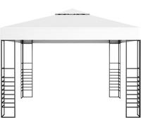 vidaXL Pavillon de jardin 3×3 m blanc