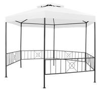 vidaXL Pavillon de jardin 323x275x265 cm Blanc 180 g/m