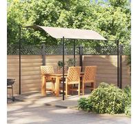 vidaXL Pavillon en tissu blanc crème
