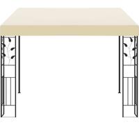 vidaXL Pavillon mural 3x3x2,5 m blanc crème