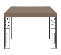 vidaXL pavillon mural 3x3x2,5 m Taupe