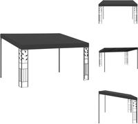 vidaXL Pavillon mural 4x3x2,5 m Anthracite - Pavillons & Tentes de réception