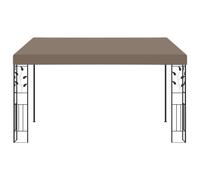 vidaXL Pavillon mural 4x3x2,5 m Taupe