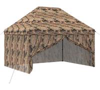vidaXL Pavillon pop-up avec 4 parois, dimensions 3 x 4,5 m, camouflage forêt