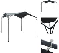 vidaXL Pavillon Tente de réception Abri 3x3 m Acier Anthracite - Pavillons & Tentes de réception