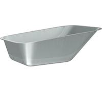 vidaXL Pelle de rechange pour brouette Argent 88 x 60 x 32 cm Acier