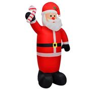 vidaXL Père Noël gonflable avec LED 240 cm 345355