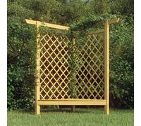 vidaXL Pergola d'Angle avec Banc - 166x81x174 cm