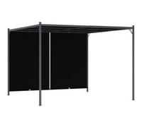 Pergola de jardin avec toit rétractable 3x3 m Anthracite