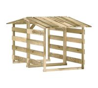 Vidaxl Pergolas Avec Toits 2 Pcs 100x90x100 Cm Bois De Pin Imprégné