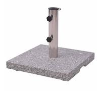 vidaXL Pied de parasol Base carrée 20kg