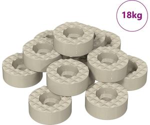 vidaXL Pied de chaise Protecteur de sol 18000 pcs Transparent Ø 15 x 16 mm