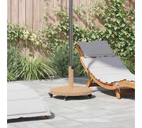 vidaXL Pied de parasol en bois clair 48 x 48 x 32 cm
