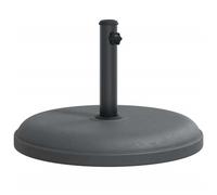 vidaXL Pied de parasol Ø32/35/38 mm Mât 25 kg Rond