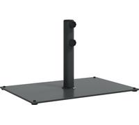 vidaXL Pied de parasol Ø32/38/48 mm Mât 15 kg Rectangulaire