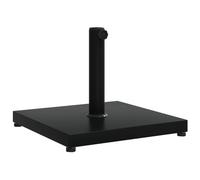vidaXL Pied de parasol Ø32/38/48 mm Mât 18 kg Carré