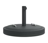 vidaXL Pied de parasol avec poignées pour mât Ø38/48 mm 25 kg Rond