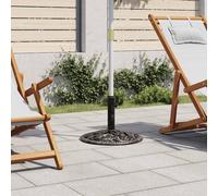 vidaXL Pied de parasol Bronze 12 kg 48 cm Fonte