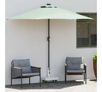 vidaXL Pied de Parasol Gris 45 x 25 x 45 cm Granite, Parasol rectangulaire Moderne, Base légère, Ombre extérieur Facile à Assembler, résistant aux intempéries