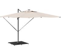 vidaXL Pied de parasol noir 100 x 100 x 4 cm acier