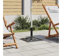 vidaXL Pied de parasol Vert 12 kg 49 cm Fonte