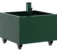 vidaXL Pied de parasol vert 45 x 45 x 45 cm en acier