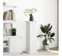 vidaXL Poteau avec espace de rangement Blanc 31x30x90 cm Bois composite