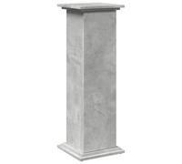 vidaXL Piédestal avec rangement gris béton 31x30x90 cm bois d'ingénierie