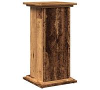 vidaXL Piédestal avec rangement vieux bois bois d'ingénierie