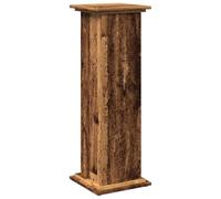 vidaXL Piédestal avec rangement vieux bois bois d'ingénierie