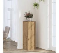 vidaXL Piédestal Porte-Plante 33 x 33 x 100 cm, Bois d’Ingénierie, Design Minimaliste