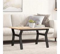 vidaXL Pieds de Table Basse Cadre en Y, Pieds de Table d'Appoint, Pieds de Table d'Extrémité Salon Maison Intérieur, 357921 Or G