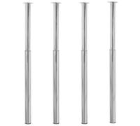 Vidaxl Pieds de table Télescopiques 710-1100 mm - Lot de 4