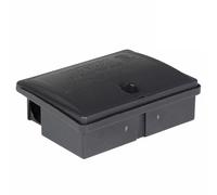 vidaXL Pièges à Souris 5 pcs Noir 13x10x4 cm, boîte à Rats, appât pour Souris, boîte à appâts pour Rats, boîte à appâts, Station d'appât pour Rats