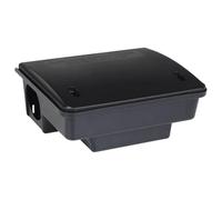 vidaXL Pièges à Souris 6 pcs Noir 23x19x9,5 cm, boîte à Rats, appât pour Souris, boîte à appâts pour Rats, boîte à appâts, Station d'appât pour Rats