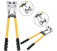 vidaXL Pince à sertir hydraulique, outil de sertissage câble pour cosse et tube, jaune