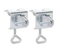 vidaXL Pinces à parasol pour balcon 2 pièces 32 mm acier