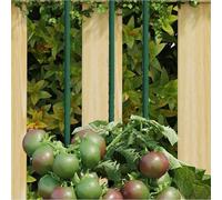 vidaXL Piquets pour plantes de jardin 30 pcs 115 cm Acier Vert
