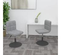 VidaXL Pivotantes - Gris Clair (x2)