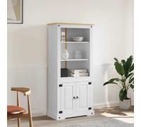 vidaXL Placard Corona - Blanc