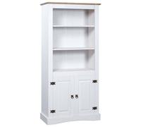 vidaXL Placard Gamme Corona Pin mexicain Blanc 80x40x170 cm